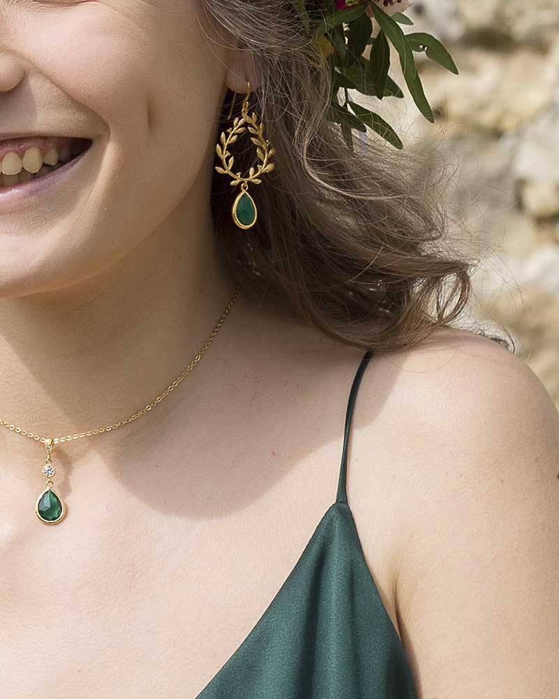 Collier de mariée Gepsy – création française Atelier Sarah Aime