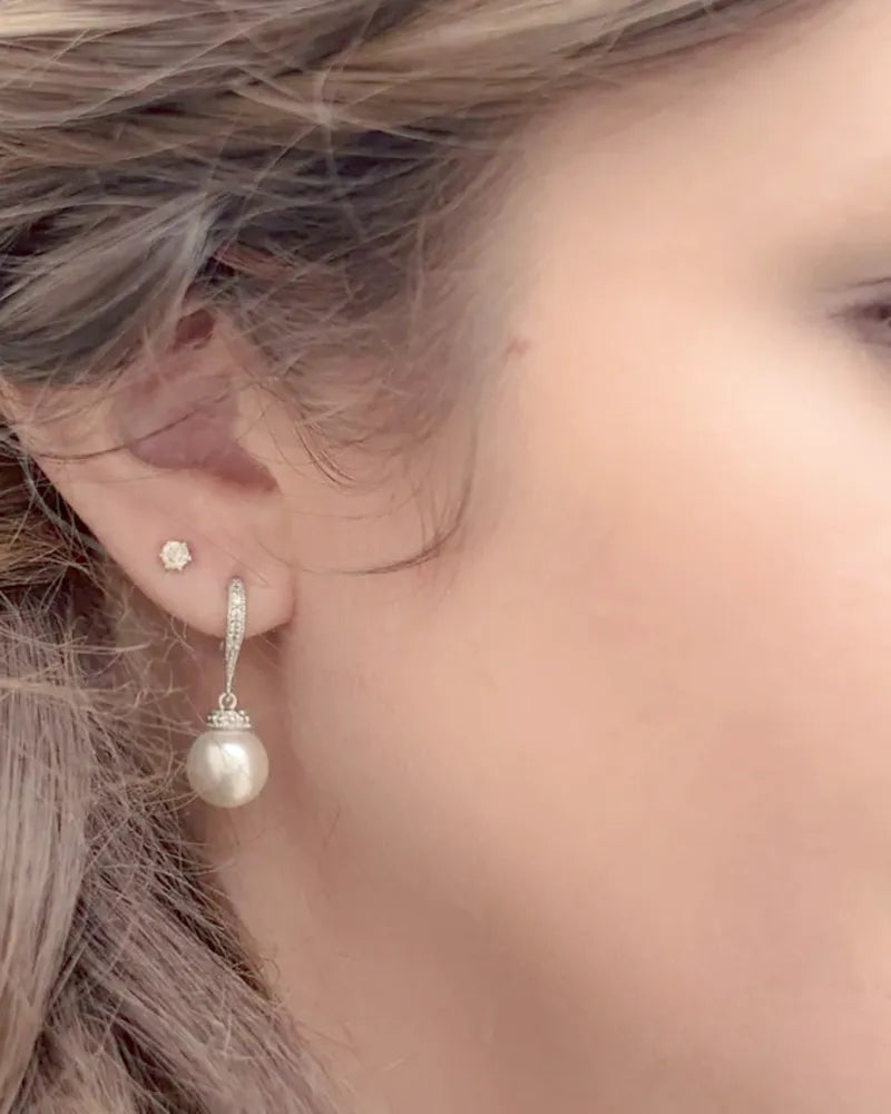 Manoha - Boucles d'oreilles mariée - Atelier Sarah Aime