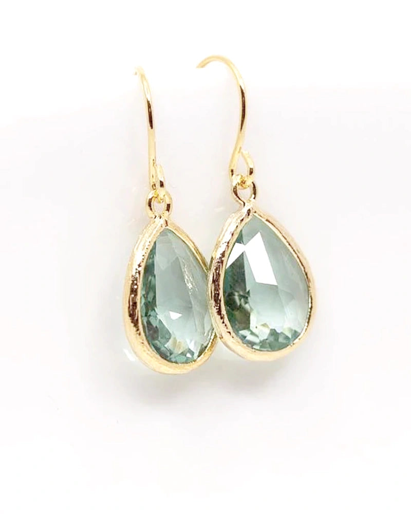 Erine – Boucles d’Oreilles Mariée verte Erinite