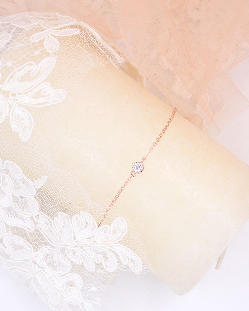 Bracelet Mariée Charly - Solitaire - Atelier Sarah Aime