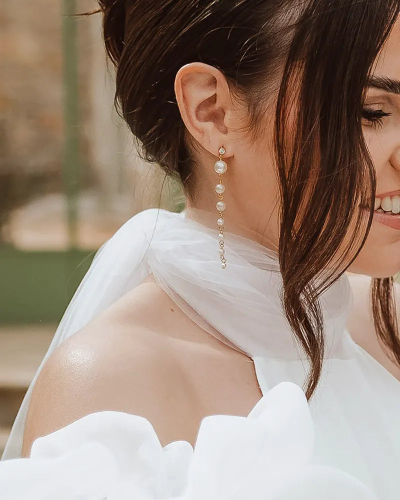 Boucles d'oreilles Gisele perles- Atelier Sarah Aime