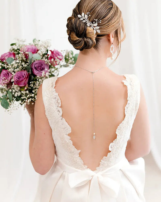 Bijou de dos mariée Emilie - Atelier Sarah Aime