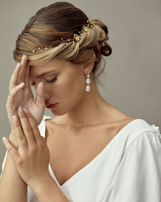 Morgane – Boucles d’Oreilles Mariée
