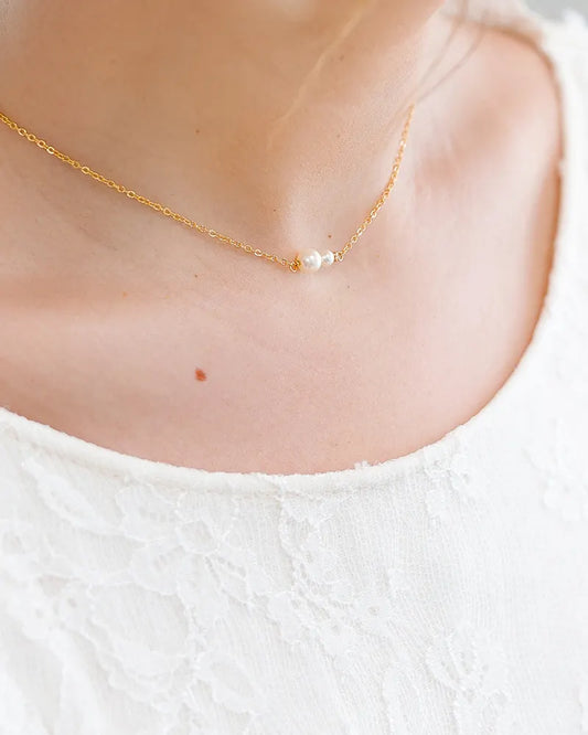 Collier mariée perles - Atelier Sarah Aime