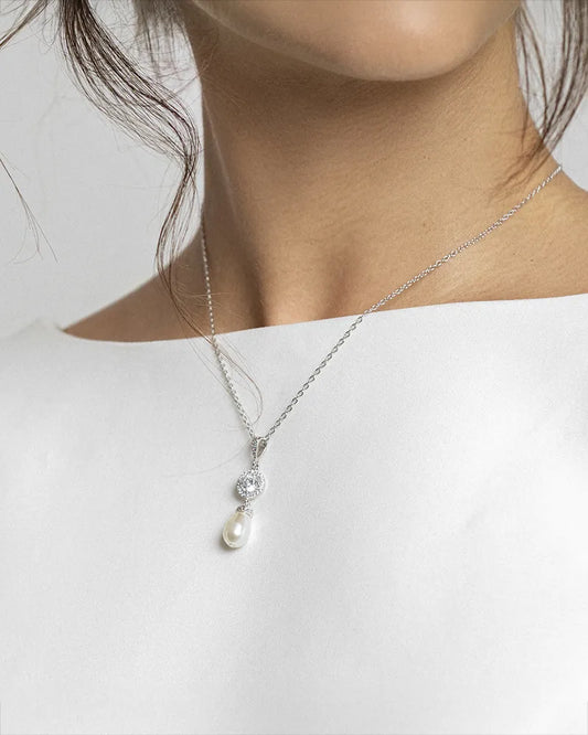 Collier Caliste -Atelier Sarah Aime - Bijou mariage