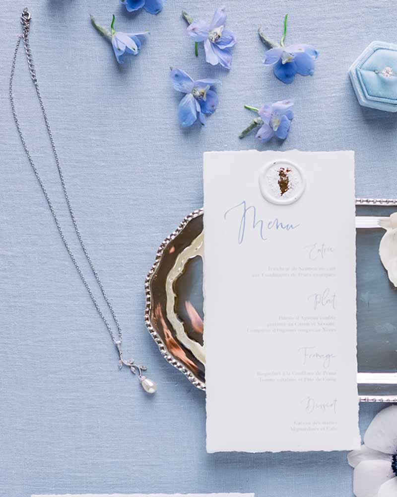 Collier de mariée Jalane – création française Atelier Sarah Aime