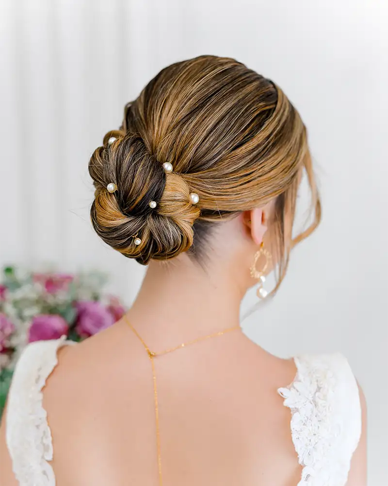 Pics à cheveux mariage – modèle Camomille, création française Atelier Sarah Aime