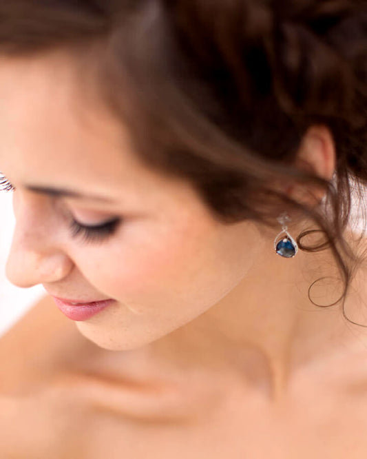 Boucles d’oreilles mariage Catnys – bijou raffiné pour mariée