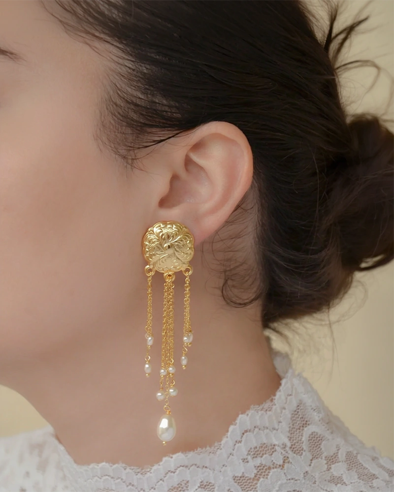 boucles d oreilles mariée pendantes pampilles elegantes mariee