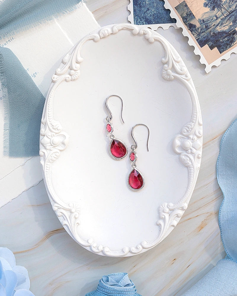 Jade – Boucles d’Oreilles Mariée