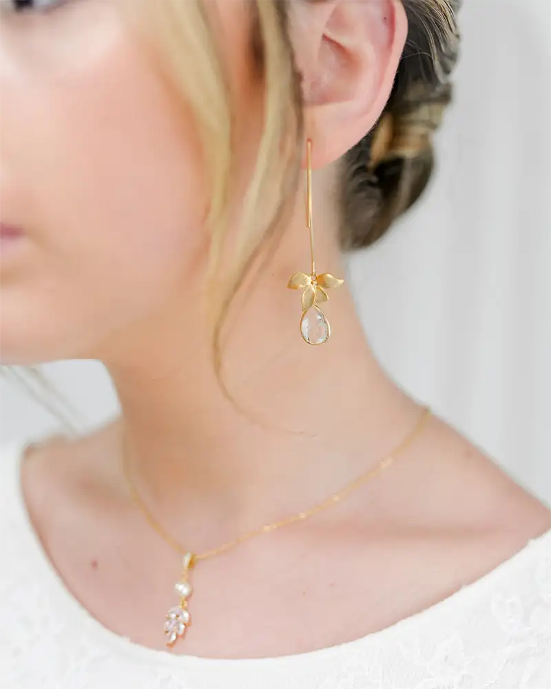 Collier mariée Perle Emilie - Atelier Sarah Aime