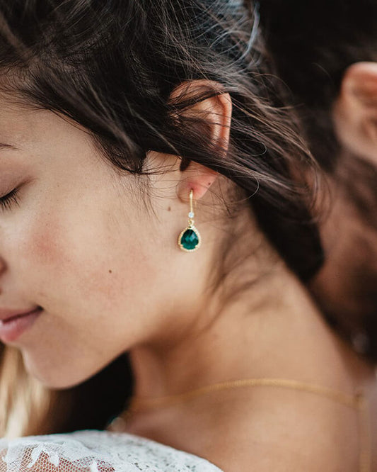 Charlotte – Boucles d’Oreilles mariage couleurs