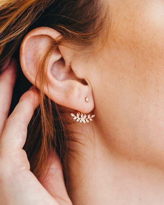 Paloma – Boucles d’Oreilles Bijoux de Lobes Mariée