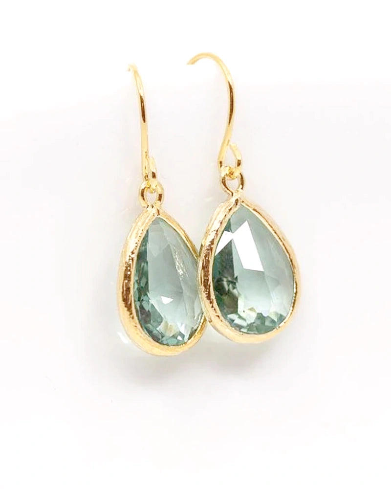 Erine – Boucles d’Oreilles Mariée verte Erinite
