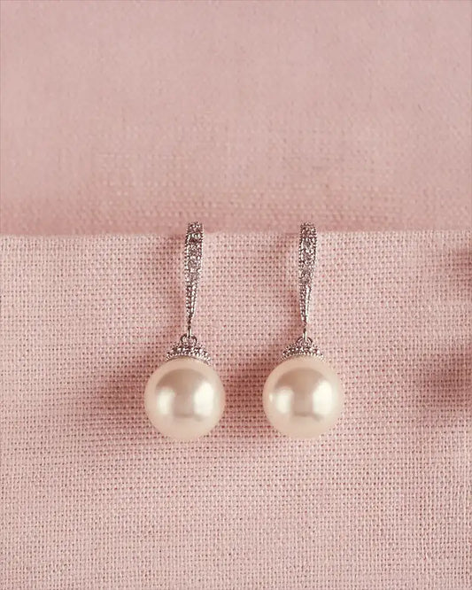 Manoha - Boucles d'oreilles mariée - Atelier Sarah Aime