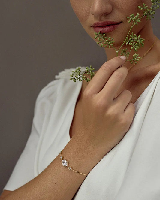 Bracelet Mariée Morgane - Atelier Sarah Aime