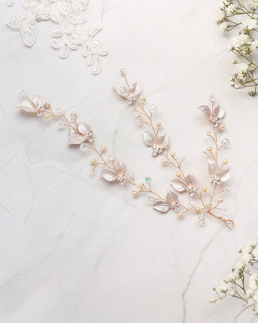 Carmélide doré vigne cheveux -  Atelier Sarah Aime