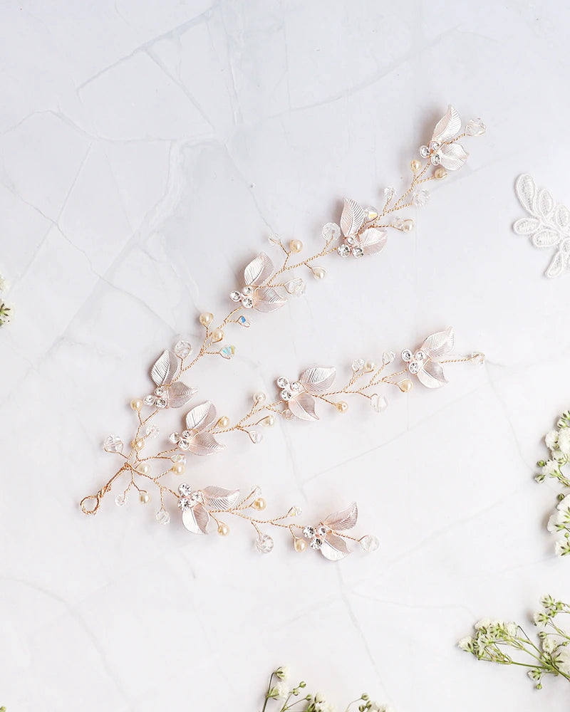 Carmélide doré vigne cheveux -  Atelier Sarah Aime