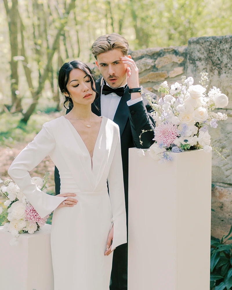 Collier Mariée perles - Trio de perles - Bijoux mariage 