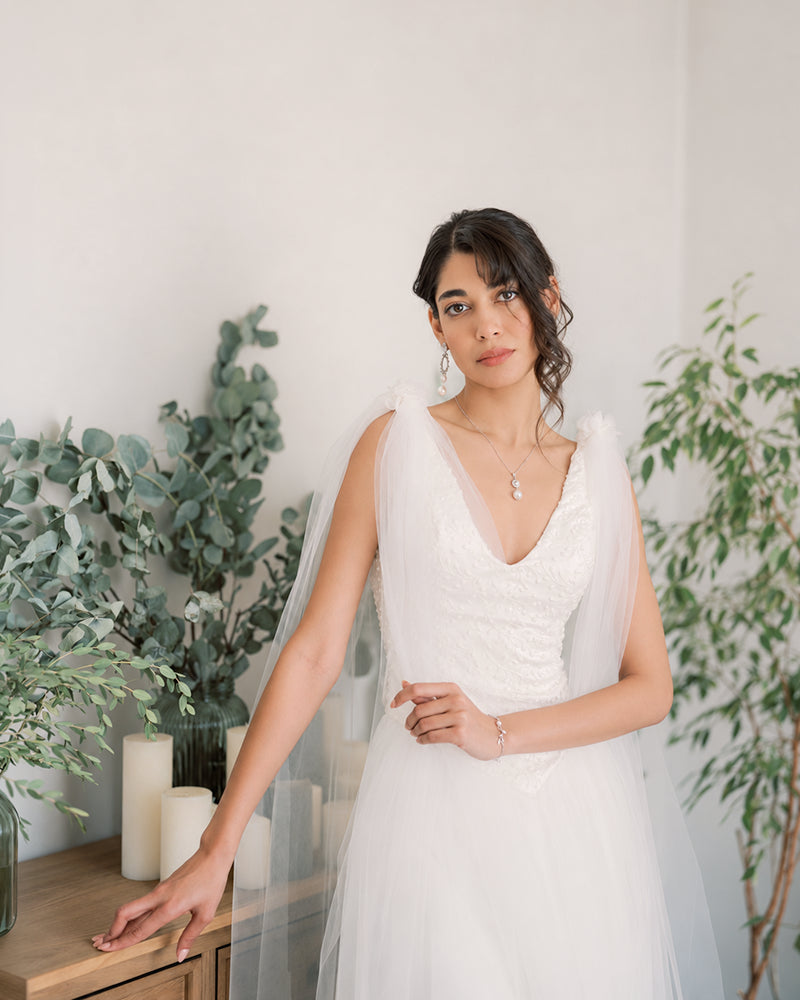 Elise – Collier Mariée Perle
