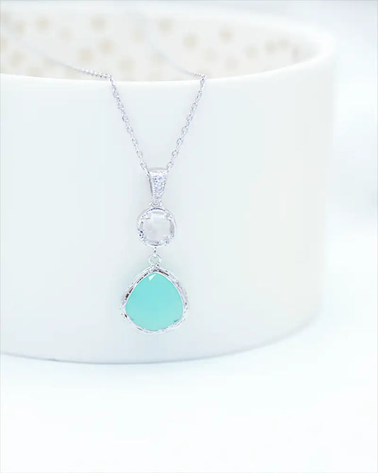 Collier mariée Jawen Mint - Atelier Sarah Aime
