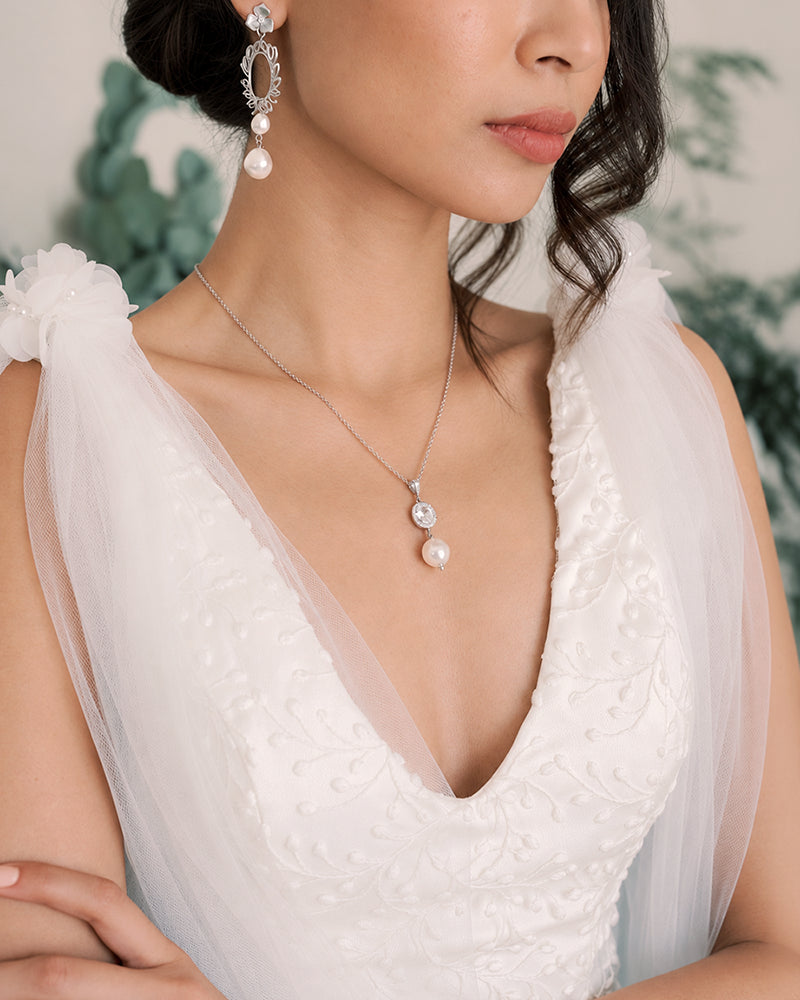 Elise – Collier Mariée Perle