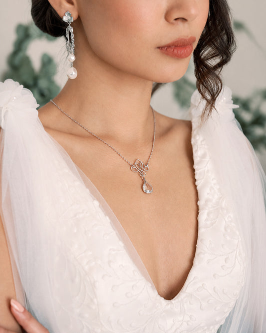 Nila – Collier de Mariée  style vintage