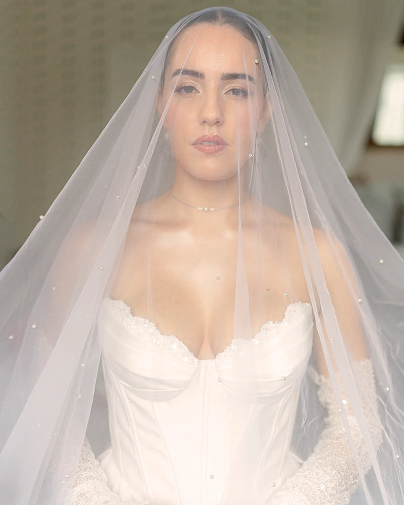 Collier de mariée Camille – création française Atelier Sarah Aime