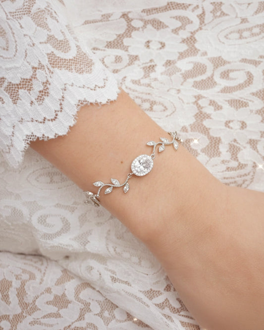 Bracelet Mariée Romantique - Atelier Sarah Aime 