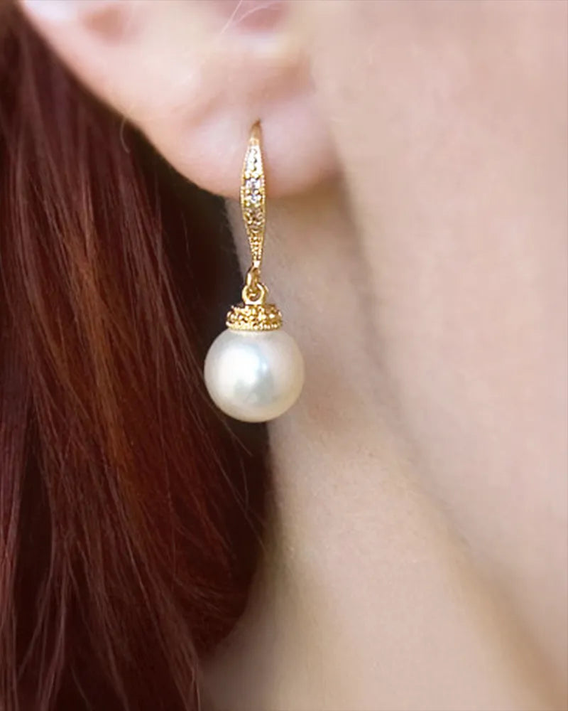 Boucles d’oreilles mariée Manoha– création française Atelier Sarah Aime
