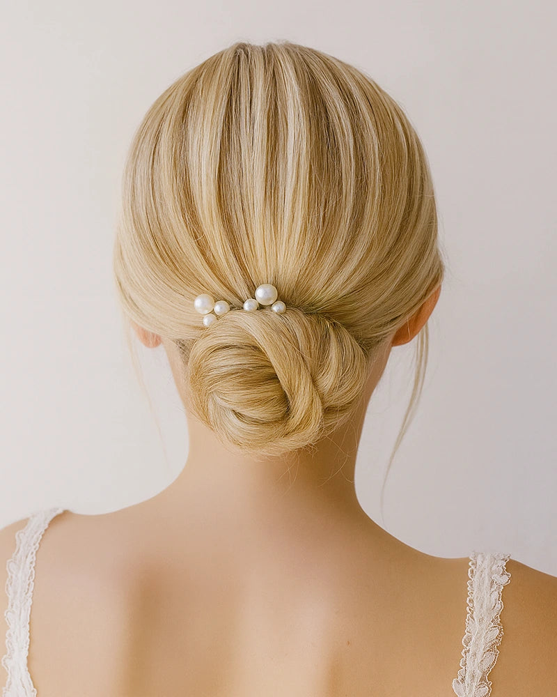 Pics à cheveux mariage – modèle Camomille, création française Atelier Sarah Aime