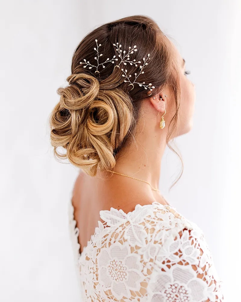 Pics à cheveux de mariage 