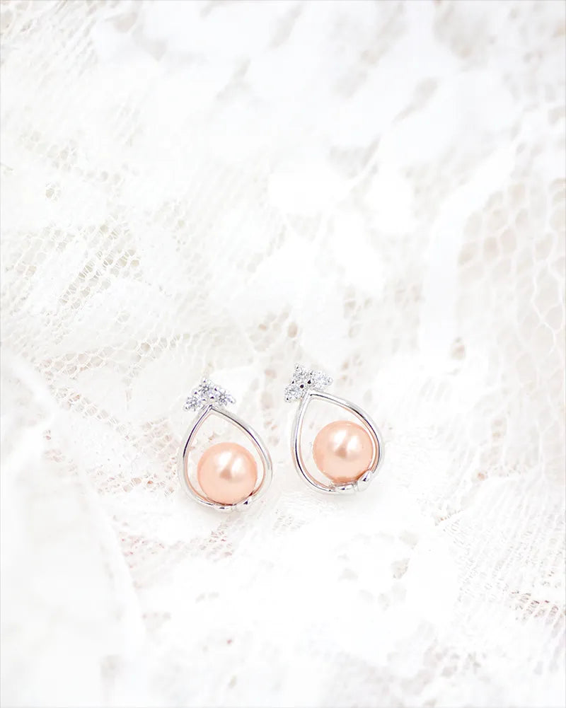 Boucles d’oreilles mariage perle sensé – bijou raffiné pour mariée