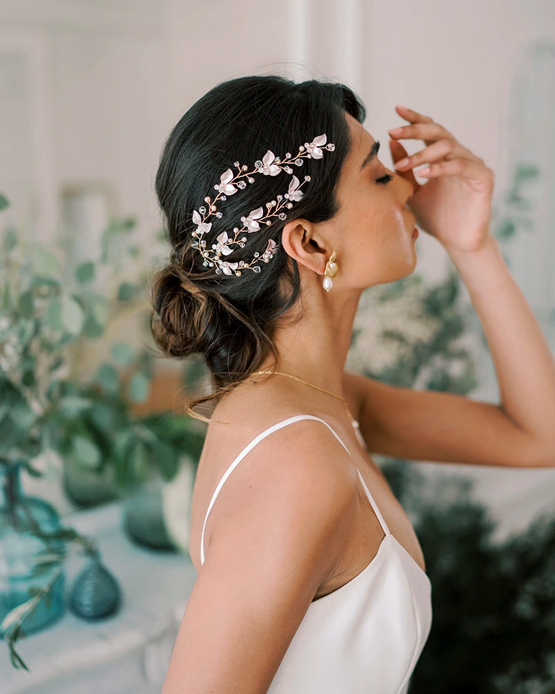 Carmélide – Vigne de  cheveux Mariée