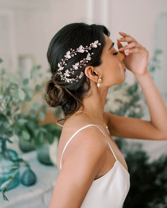 Carmélide – Vigne de  cheveux Mariée