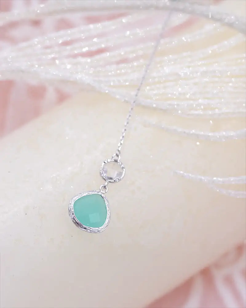 Bijou de dos Jawen mint - Atelier Sarah Aime