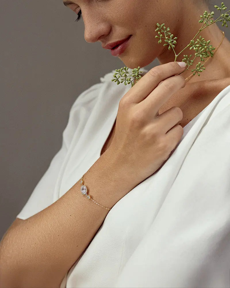 Bracelet Mariée Morgane - Atelier Sarah Aime