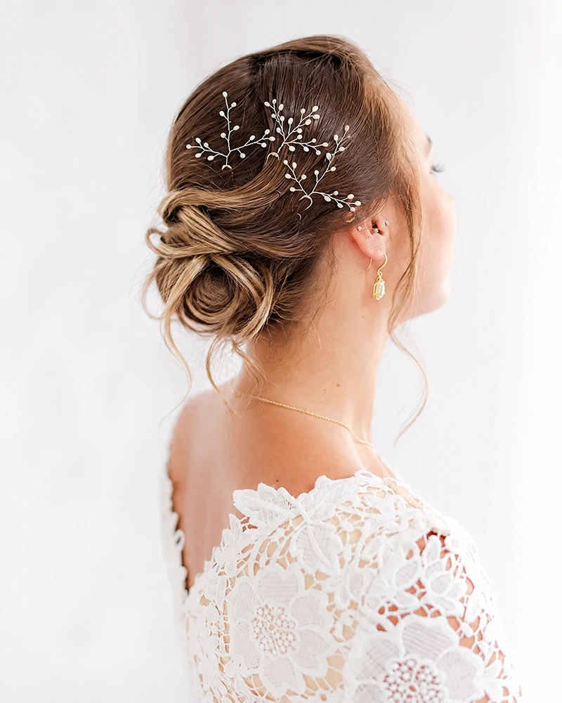 Calinne - Pics à Chignon Mariée