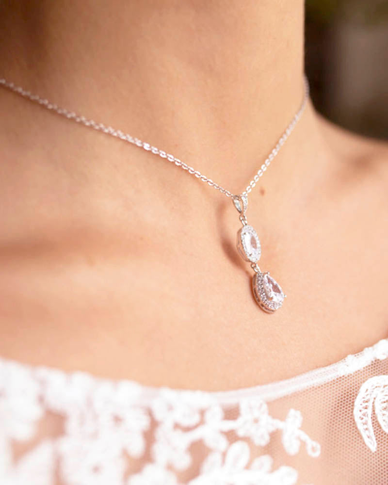 Collier de mariée Betane – création française Atelier Sarah Aime