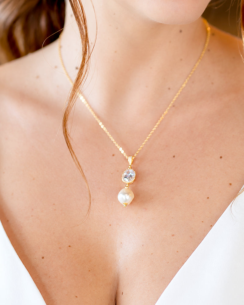 Elise – Collier Mariée Perle