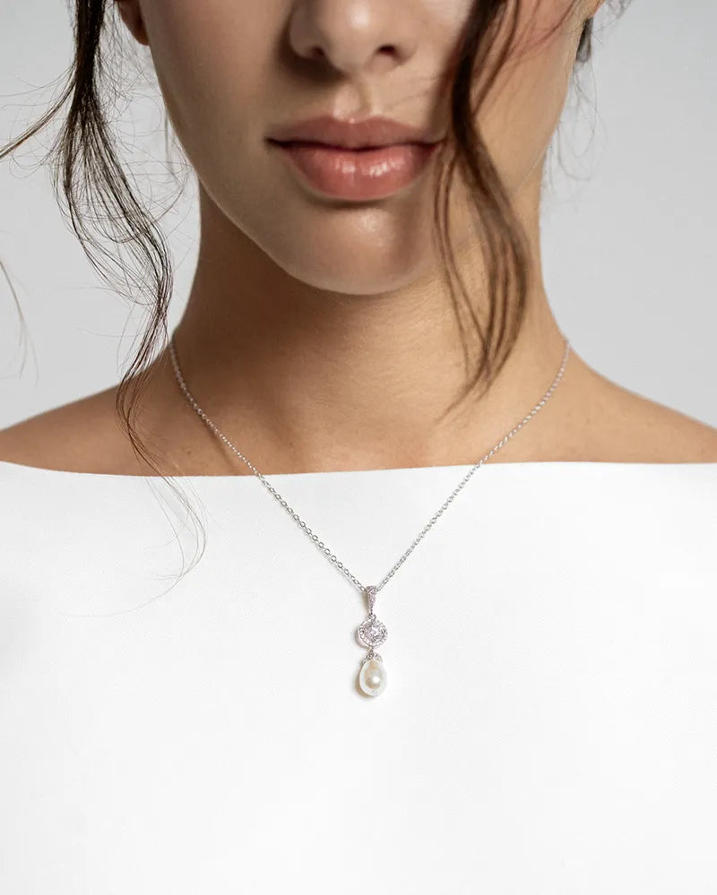 Collier Caliste -Atelier Sarah Aime - Bijou mariage