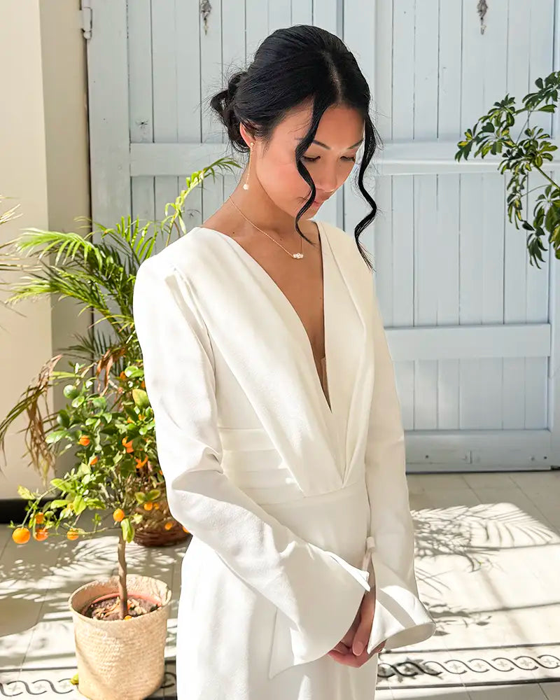Camillia – Collier Mariage trio de perles
