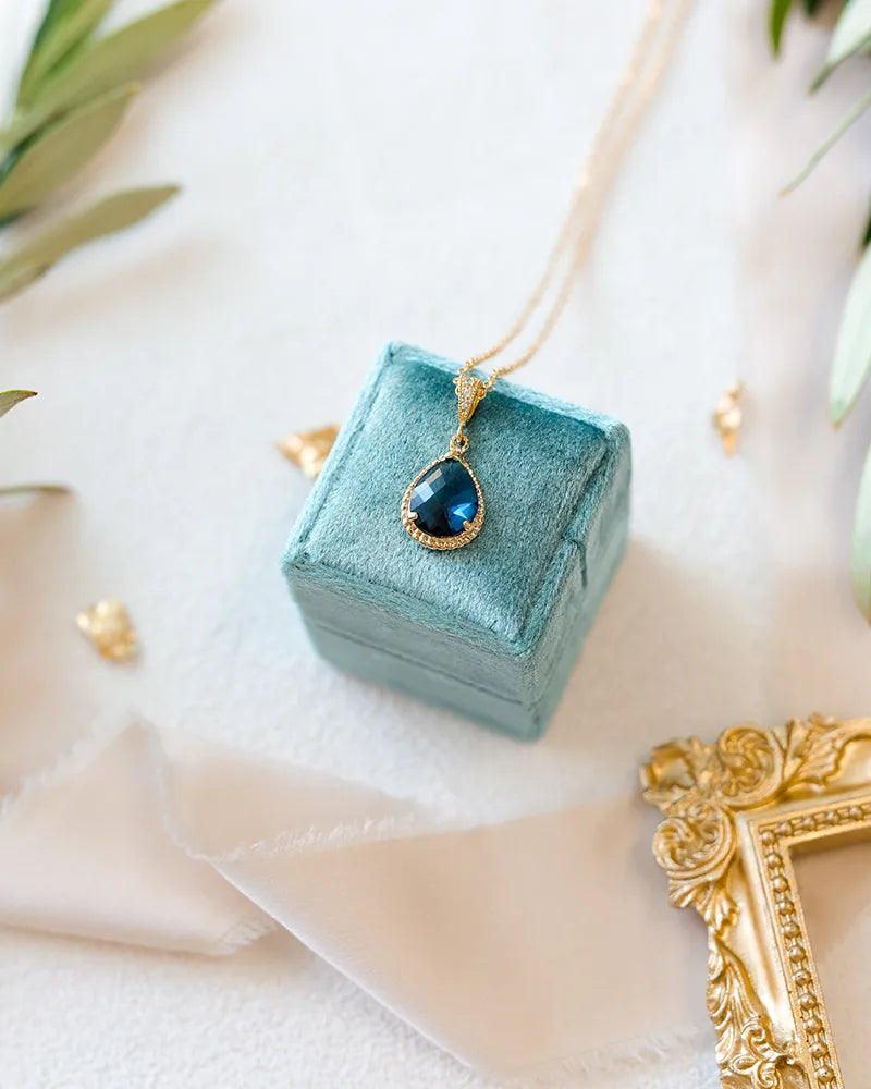 collier mariée goutte Atelier Sarah Aime 