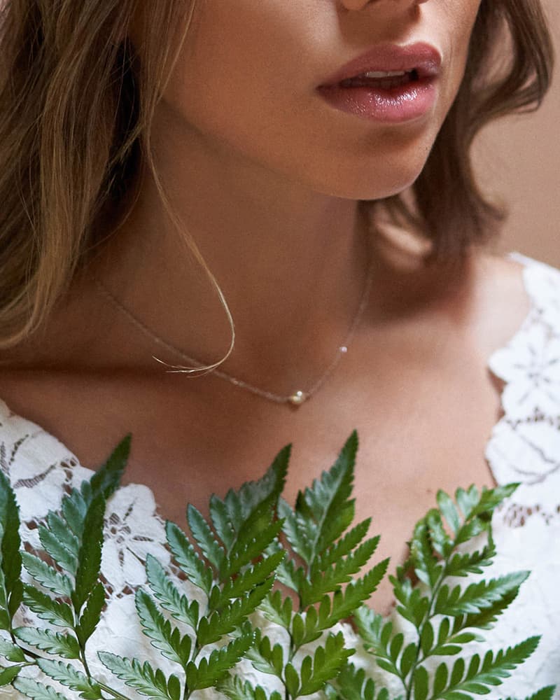 Collier de mariée Camille – création française Atelier Sarah Aime

