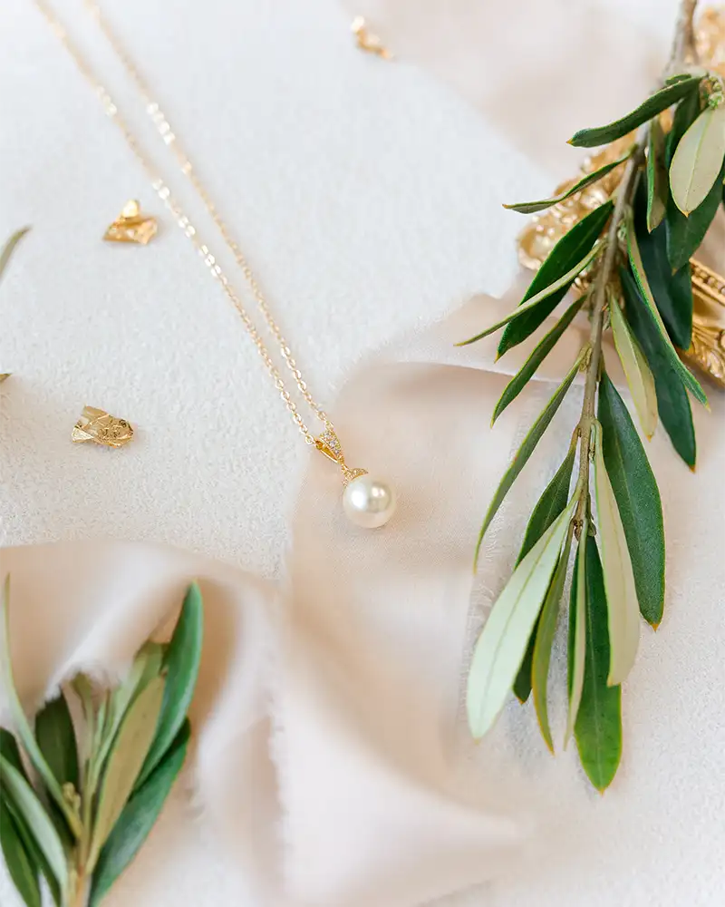 Collier de mariée Manoha – création française Atelier Sarah Aime