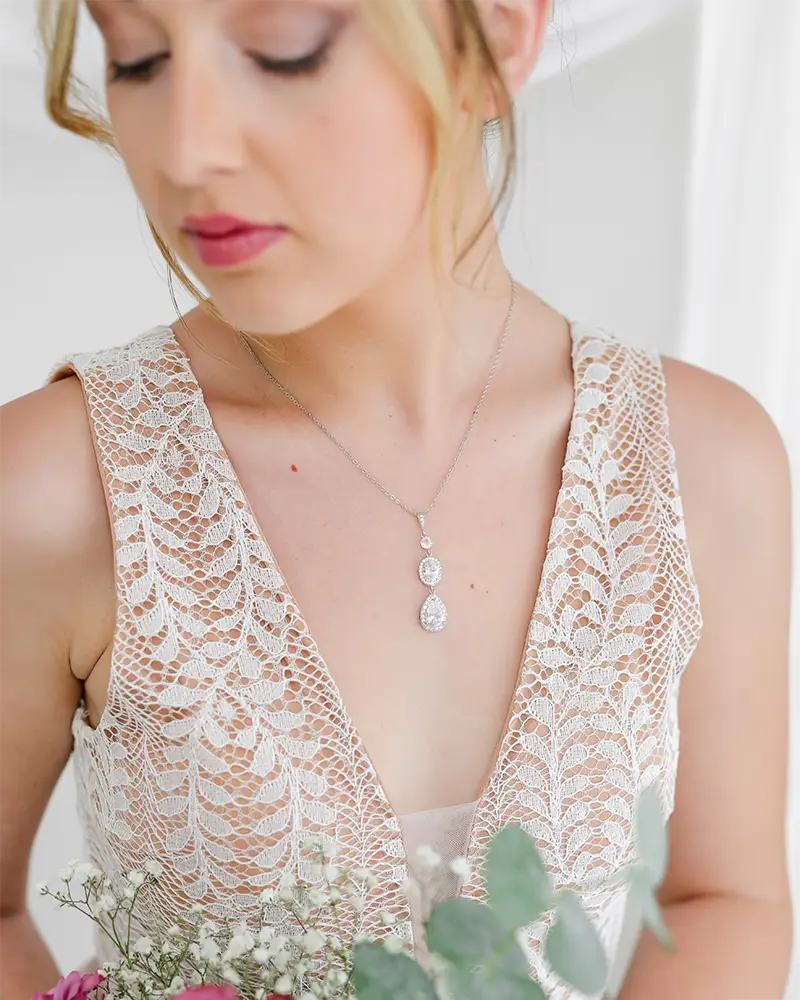 Collier mariée Morgane - Atelier Sarah Aime