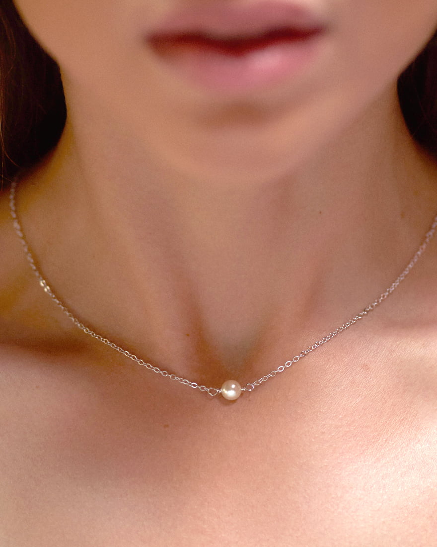 Collier de mariée Camille – création française Atelier Sarah Aime
