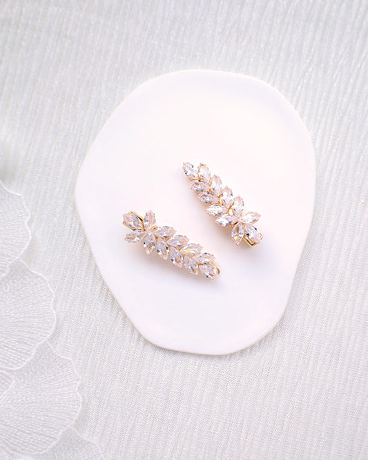 Lysea pinces à chignon mariage feuillage- mariage Nature 