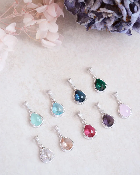 collier mariée goutte Atelier Sarah Aime 