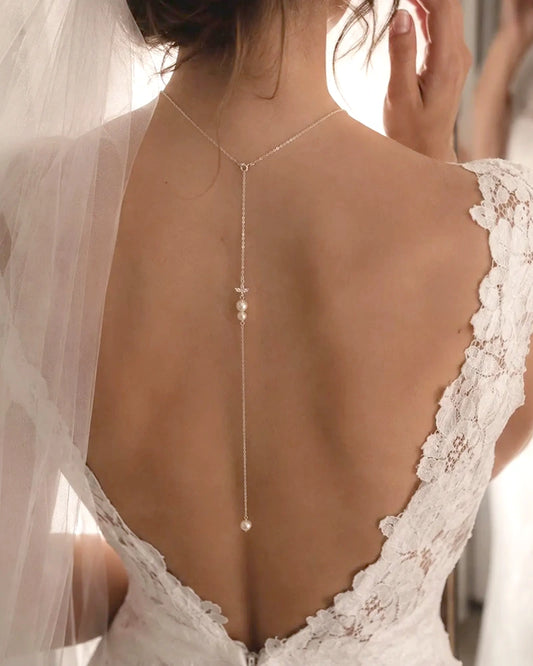  Bijou de dos Mariée Katy pour robe dos nu